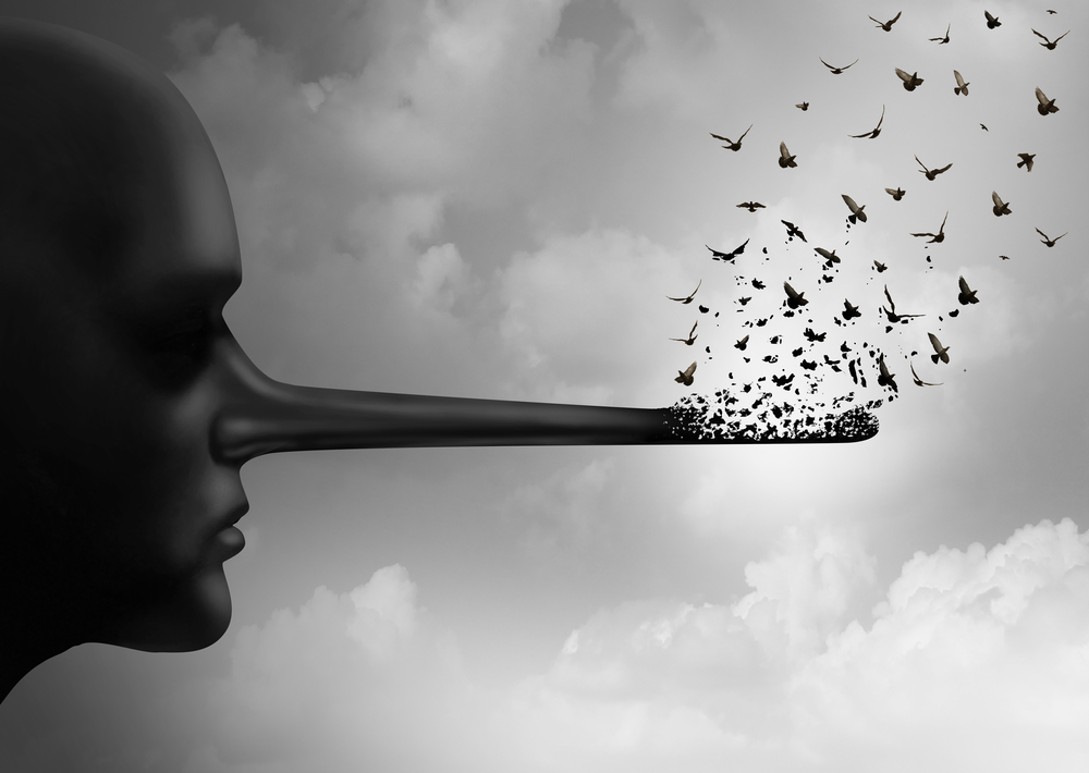 バレる嘘はつかないようにしましょう